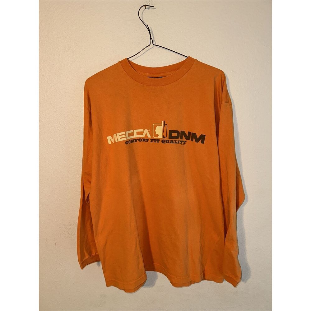 1998‎ Mecca Shirt Mens L Gray DNM BRND USA Lightweight Classic Vintage Tee